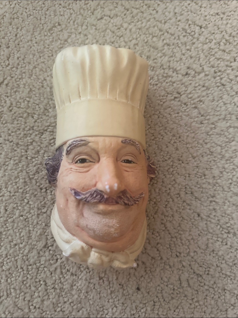 Vintage Cream Chef Wall Decoration Head - Decorative 1969 CHEF Bossons England